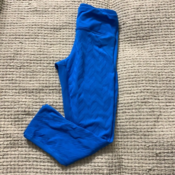 Blue Workout Leggings - Picture 1 of 5